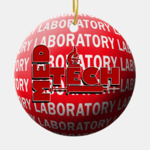 MED-TECHNOLOGIE-LABORweihnachtsverzierung Keramik Ornament