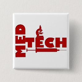 MED-TECHNOLOGIE-MIKROSKOP-SPRITZE (MEDIZINISCHER BUTTON