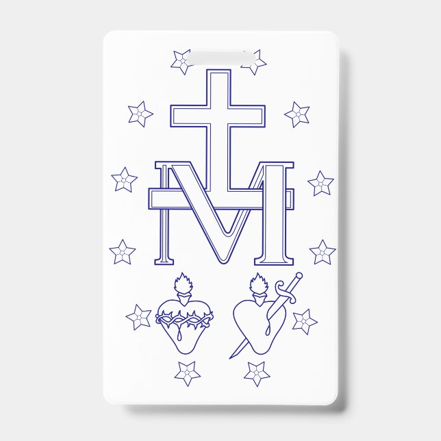 Medaille der Gottesmutter Ausweis (Vorderseite)