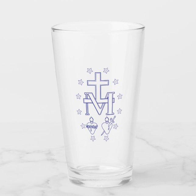 Medaille der Gottesmutter Glas (Vorderseite)