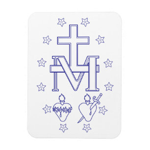 Medaille der Gottesmutter Magnet