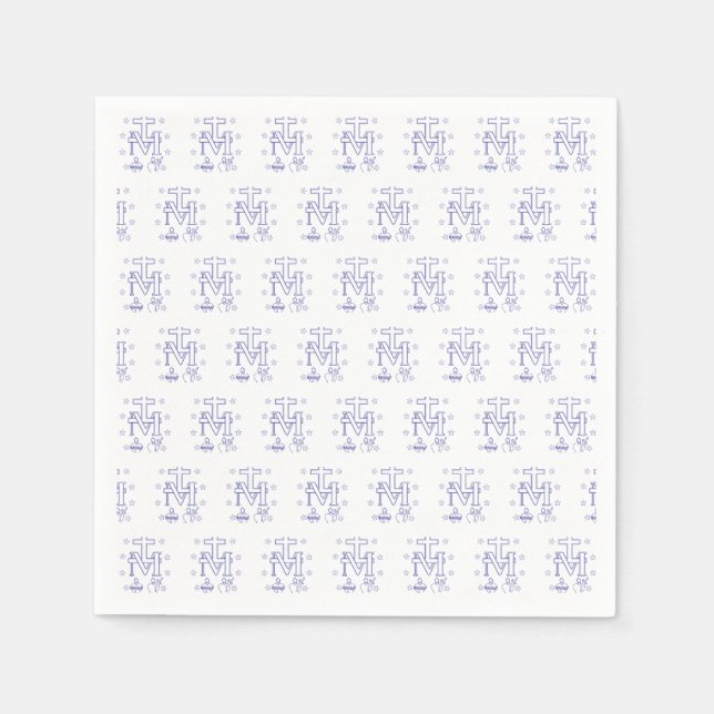 Medaille der Gottesmutter Serviette (Vorderseite)