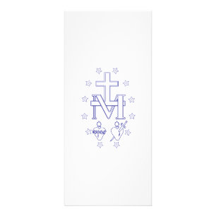 Medaille der Gottesmutter Werbekarte