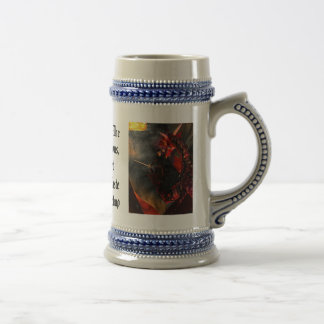 Medaille nicht Stein Bierglas