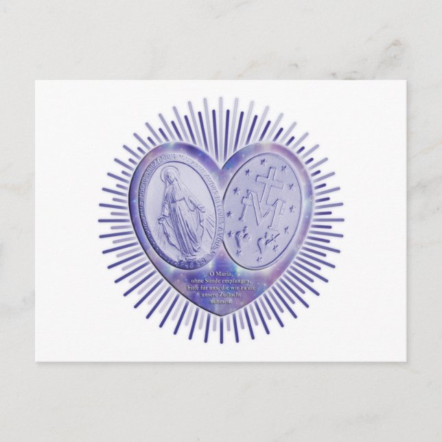 Medaille Postkarte (Vorderseite)