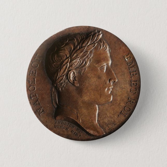 Medaille von Napoleon Bonaparte Button (Vorderseite)
