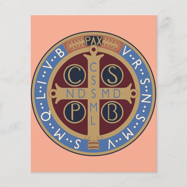 Medaille von Saint-Benedikt (Vorderseite)