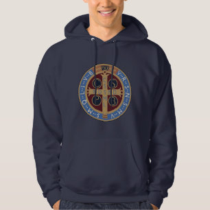Medaille von Saint-Benedikt Hoodie