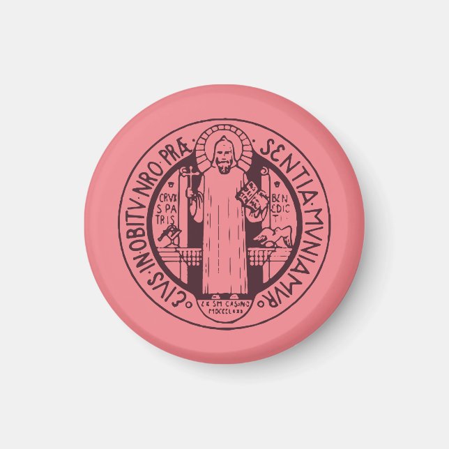 Medaille von Saint-Benedikt Magnet (Vorne)