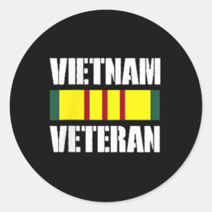 Medaillen aus Amerika östlich. 1976 Vietnam Vetera Runder Aufkleber