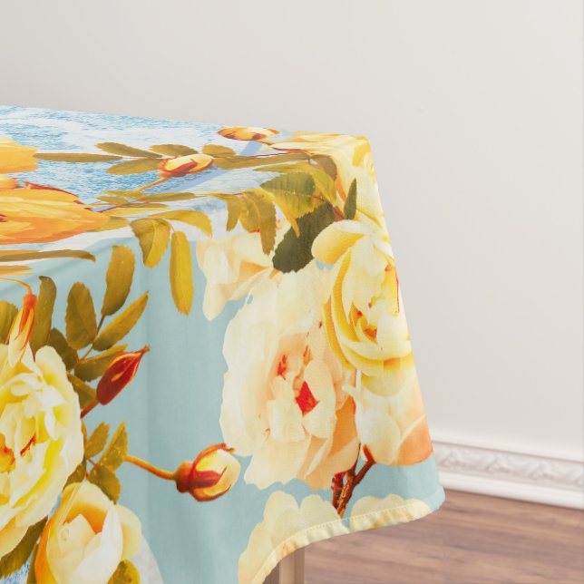 Medaillen und Rose Tischdecke (Beispiel)