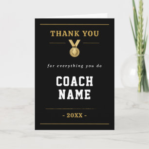Medaillendesign für Everything You Do Coach Dankeskarte