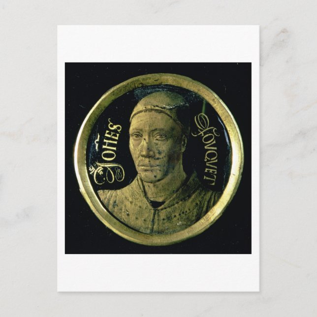 Medaillon, a.1450 (Emaille auf Kupfer) Postkarte (Vorderseite)