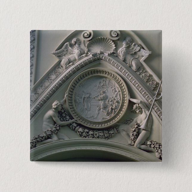 Medaillon, das Kaiser Constantine darstellt Button (Vorderseite)