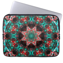 Medaillon digitaler Bilder, die sich selbst übertr Laptopschutzhülle