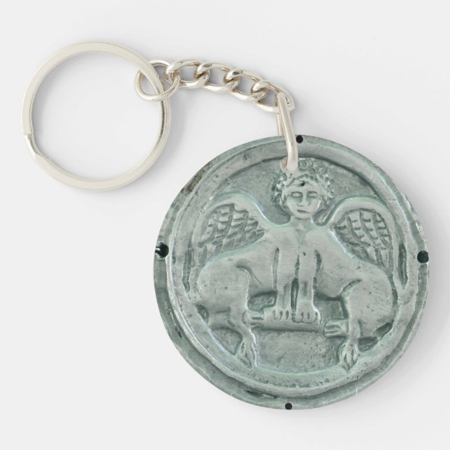 Medaillon-Greif sym des römischen Soldaten Schlüsselanhänger (Vorderseite)