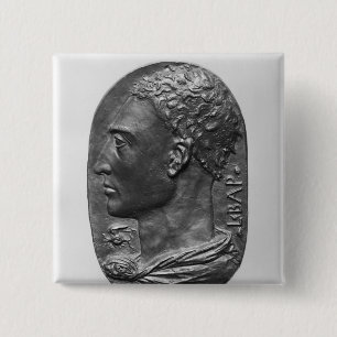 Medaillon-Selbstporträt Button