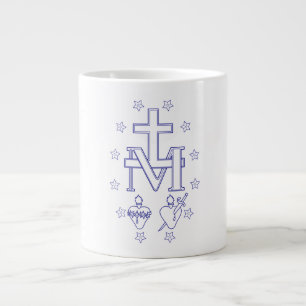 Medaillon Unserer Lieben Frau der Gnaden Wunderbar Jumbo-Tasse