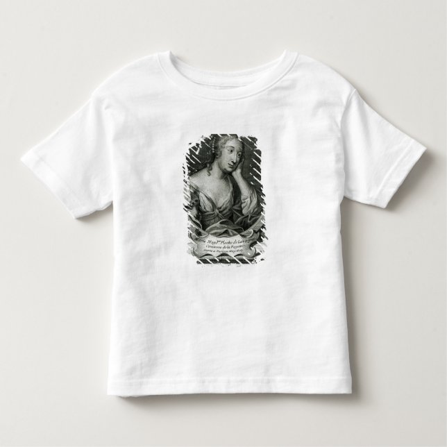 Medaillonporträt von Madame de La Fayette Kleinkind T-shirt (Vorderseite)