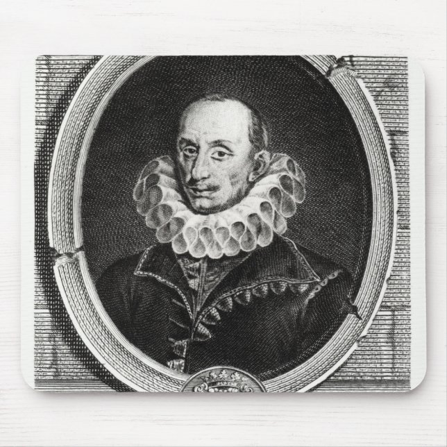 Medaillonporträt von Pierre de Bourdeille Mousepad (Vorne)