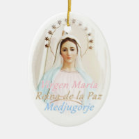 Medalla cerámica Medjugorje