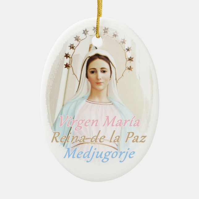 Medalla cerámica Medjugorje Keramik Ornament (Vorne)