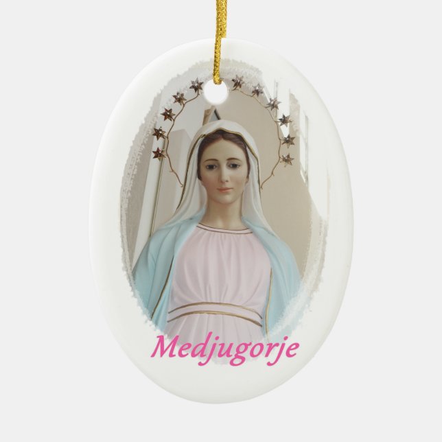 Medalla cerámica Medjugorje Keramik Ornament (Vorne)