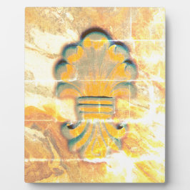 Medallion im Vintagen italienischen Stil Fotoplatte