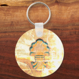 Medallion im Vintagen italienischen Stil Schlüsselanhänger