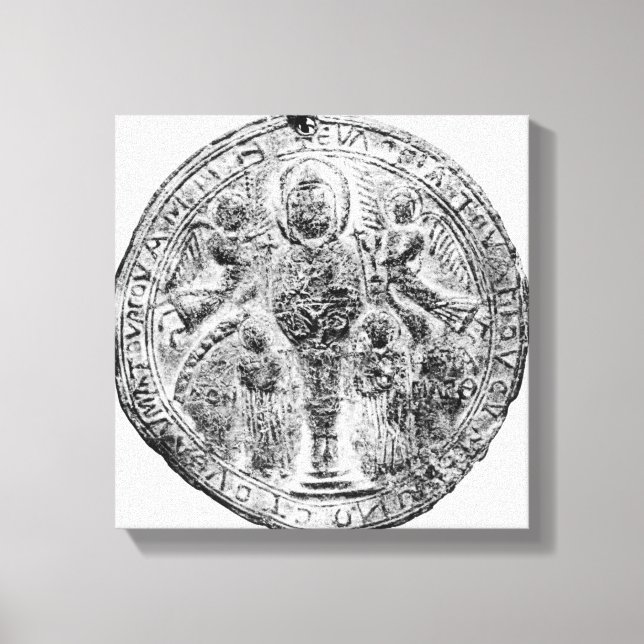 Medallion in der Verschließungstechnik dekoriert Leinwanddruck (Vorderseite)