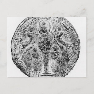Medallion in der Verschließungstechnik dekoriert Postkarte