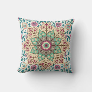 Medallion Melange: Multicolor Türkischer Stil Kissen