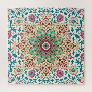 Medallion Melange: Multicolor Türkischer Stil Puzzle