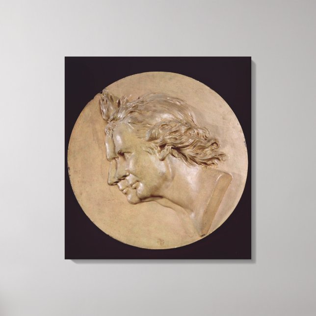 Medallion mit Joseph und Etienne Leinwanddruck (Vorderseite)