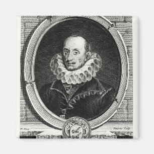 Medallion Porträt von Pierre de Bourdeille Magnet