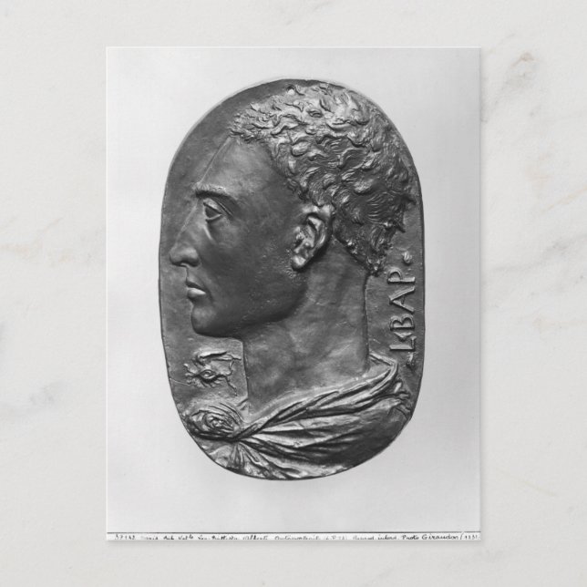 Medallion Self Portrait Postkarte (Vorderseite)