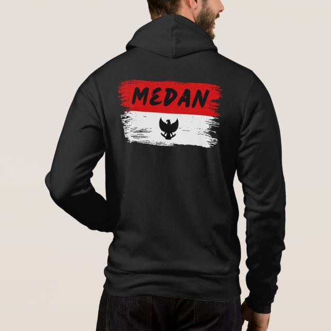 Medan Indonesia Hoodie (Rückseite)