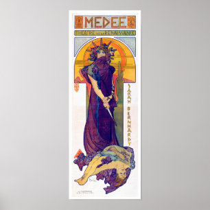Medea, Alphonse Mucha Poster