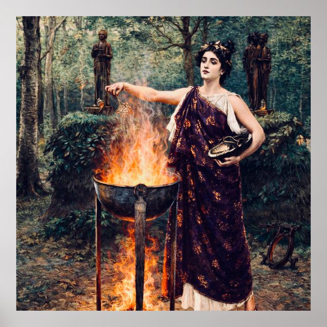 Medea braut ihren Zaubertrank –  Poster (Vorne)