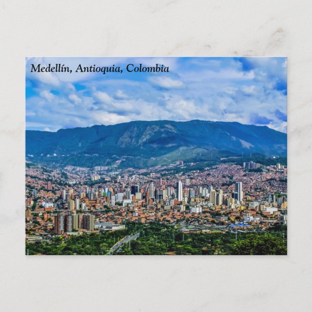 Medellín, Antioquia, Kolumbien, Stadt Postkarte (Vorderseite)