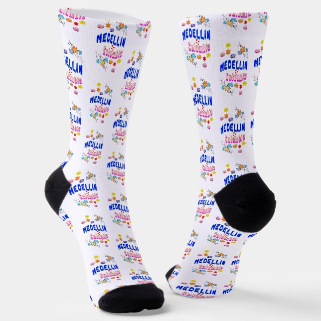 Medellin Colombia Socken (Gewinkelt)