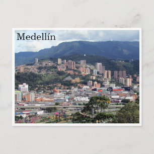 Medellín-Hügel Postkarte