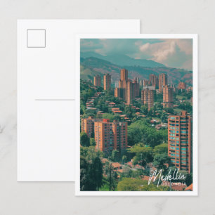 Medellin Kolumbien Kunst, Dichtung und Musik Postkarte