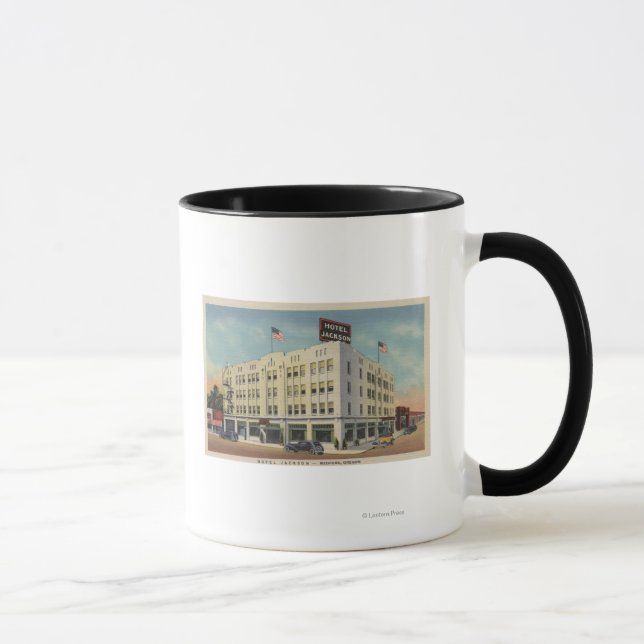 Medford, Oregon - Hotel Jackson View with Old Tasse (Rechts)
