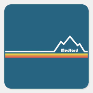 Medford Oregon Quadratischer Aufkleber