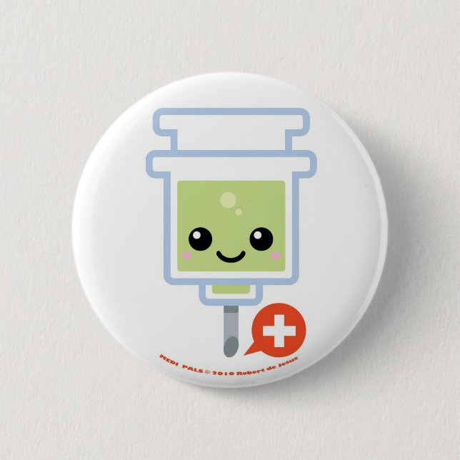 Medi Kumpel-Nadel Button (Vorderseite)