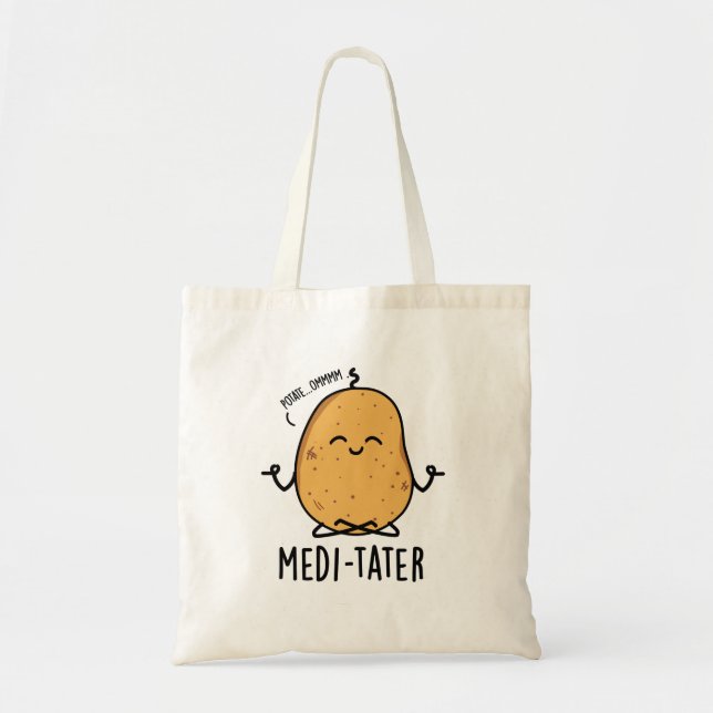 Medi-tater Niedlich Meditating Potato Puppe Tragetasche (Vorne)