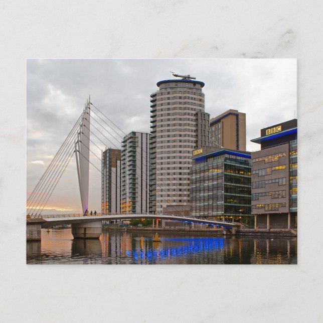Media City Manchester Postcard Postkarte (Vorderseite)