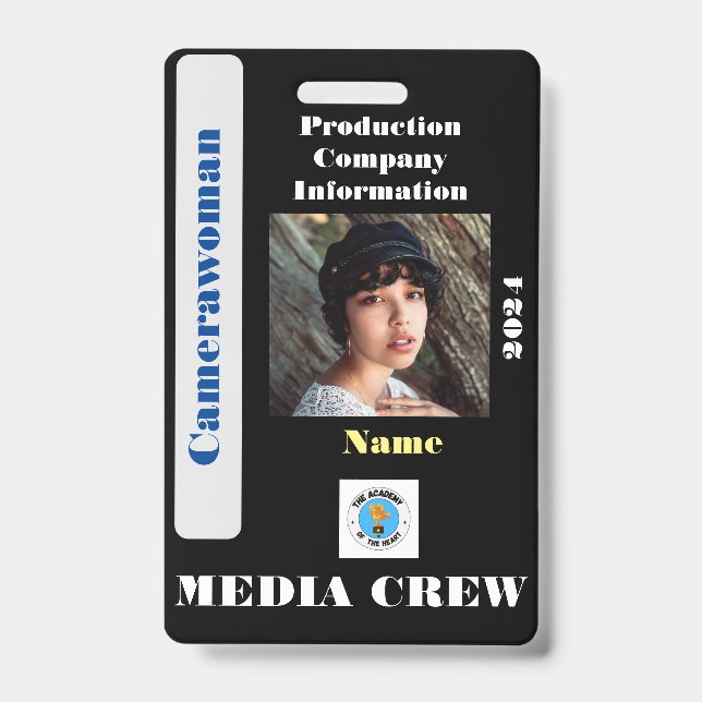 Media-Crew-Ausweis Ausweis (Vorderseite)