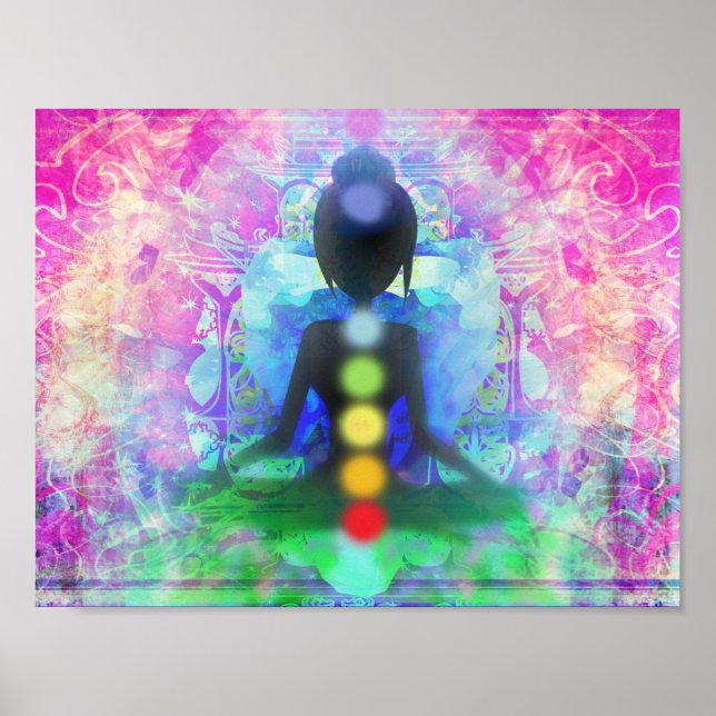 Mediation Yoga Poster Paper (Vorne)